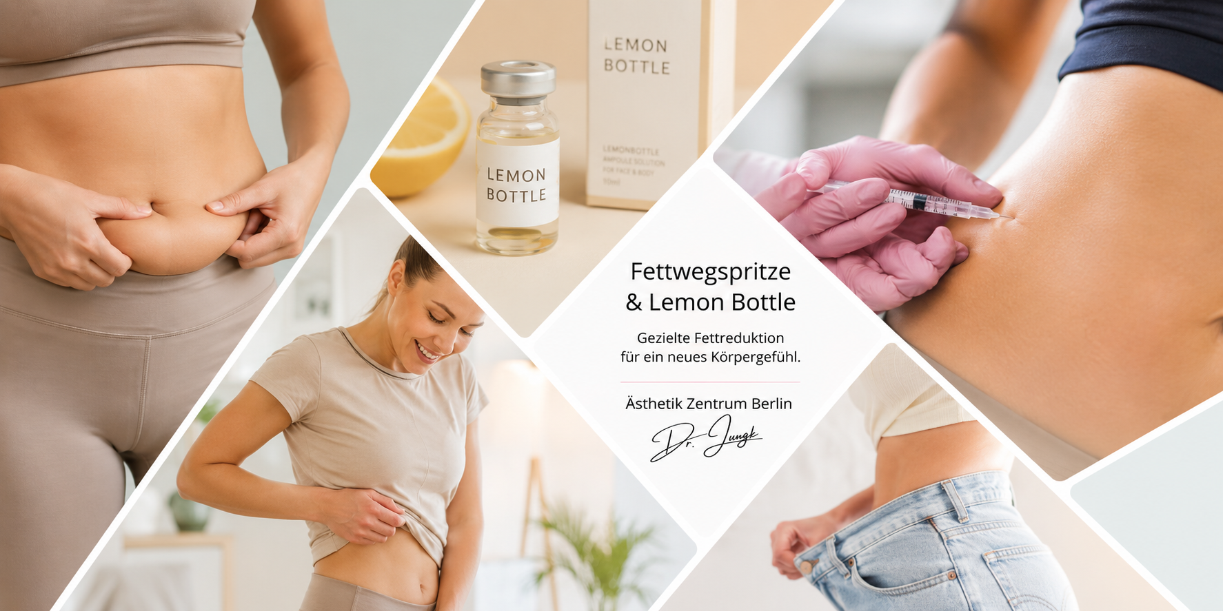 Fettwegspritze Berlin und Lemon Bottle - Aesthetik Zentrum Dr. Jungk